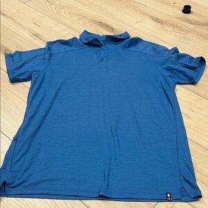 Smartwool Men's Vibrant Blue Polo Shirt